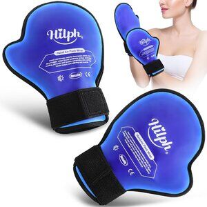 Hilph Hand Ice Pack Gloves for Pain Relief 1 Pair